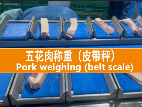 五花肉稱重